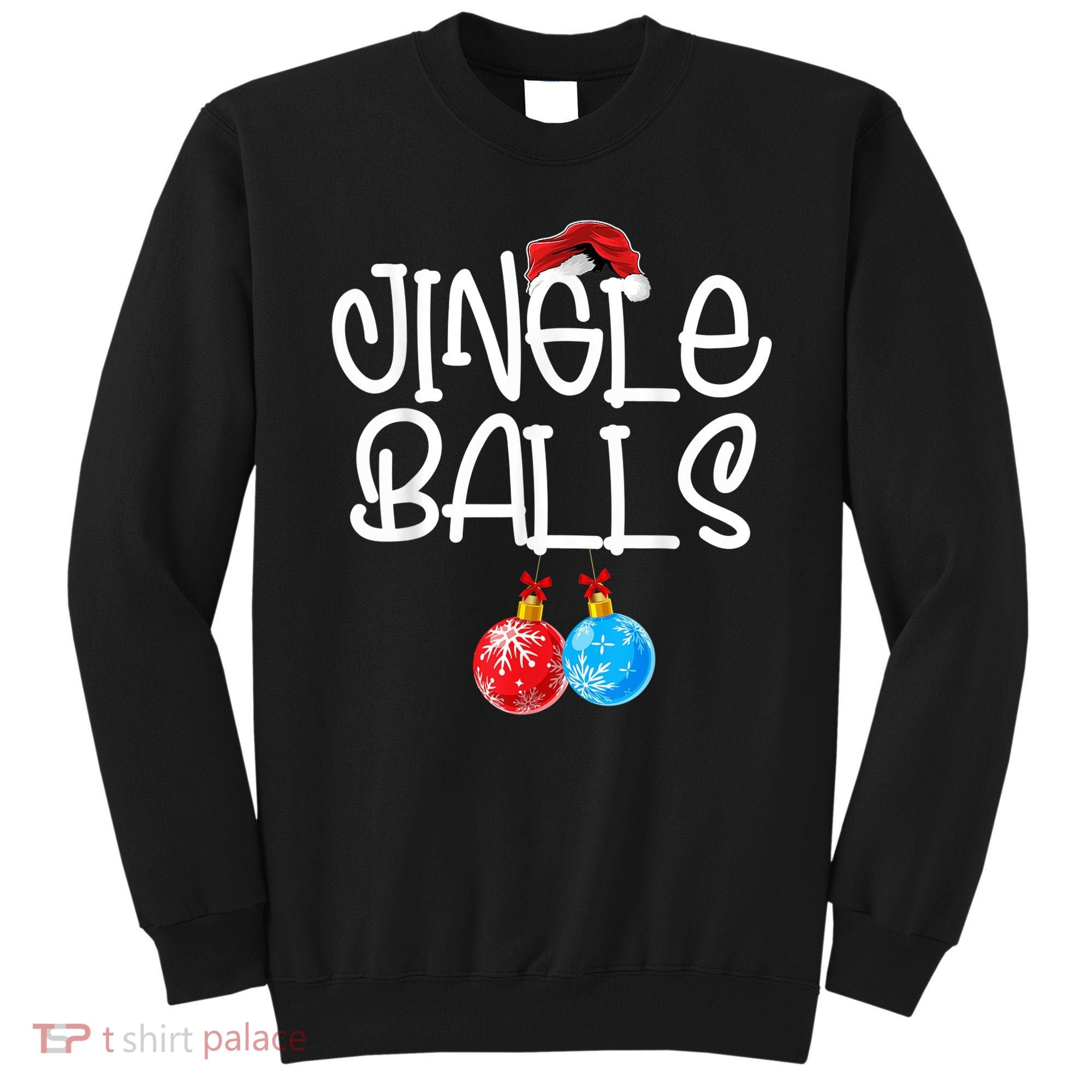 Jingle Balls Tinsel Tits Couple Funny Christmas Matching Sweatshirt