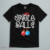 Jingle Balls Tinsel Tits Couple Funny Christmas Matching T-Shirt thumb 5