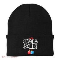 Jingle Balls Tinsel Tits Couple Funny Christmas Matching Beanie thumb 0
