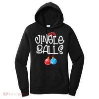 Jingle Balls Tinsel Tits Couple Funny Christmas Matching Women's Hoodie thumb 0
