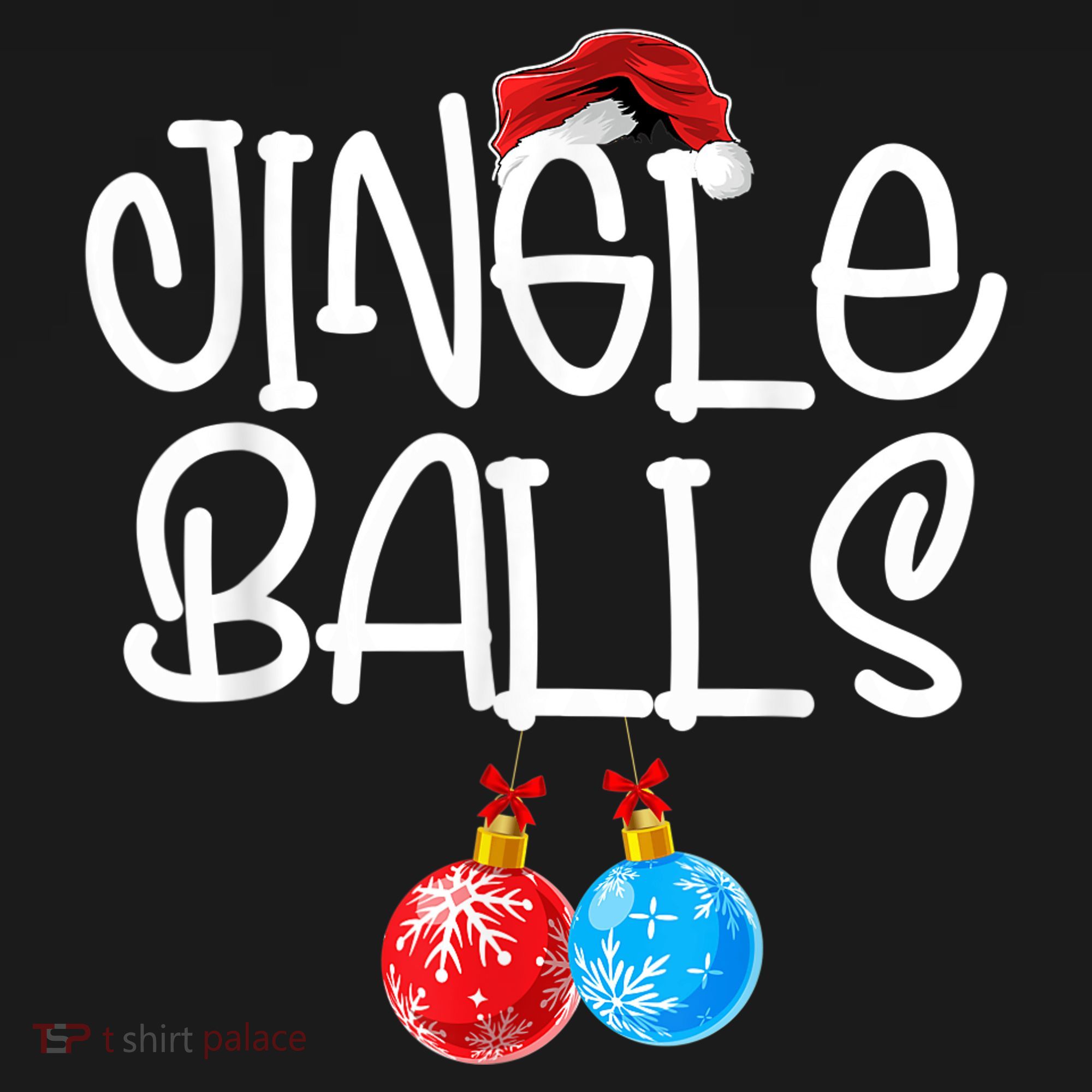 Jingle Balls Tinsel Tits Couple Funny Christmas Matching Women's Hoodie