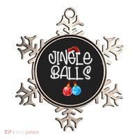 Jingle Balls Tinsel Tits Couple Funny Christmas Matching Ornament thumb 0