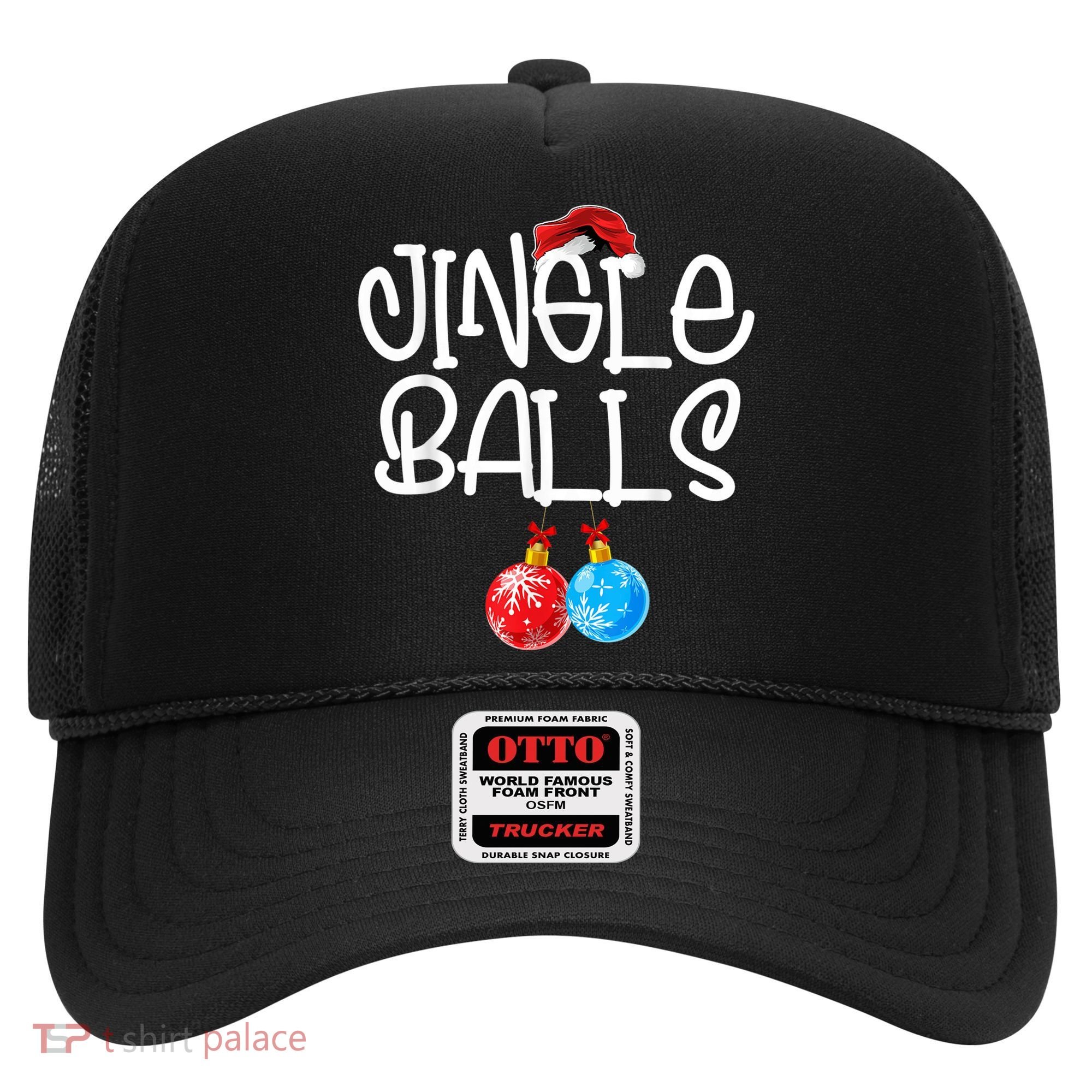 Jingle Balls Tinsel Tits Couple Funny Christmas Matching Hat