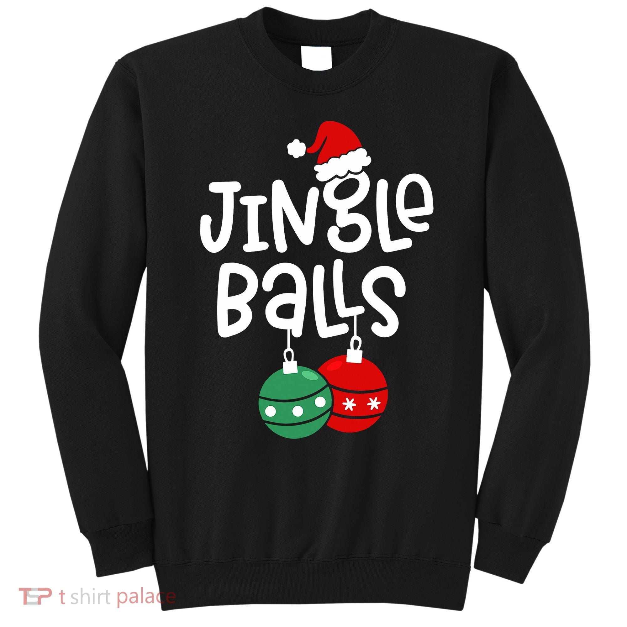 Jingle Balls Tinsel Tits Couple Christmas Couples Matching Sweatshirt