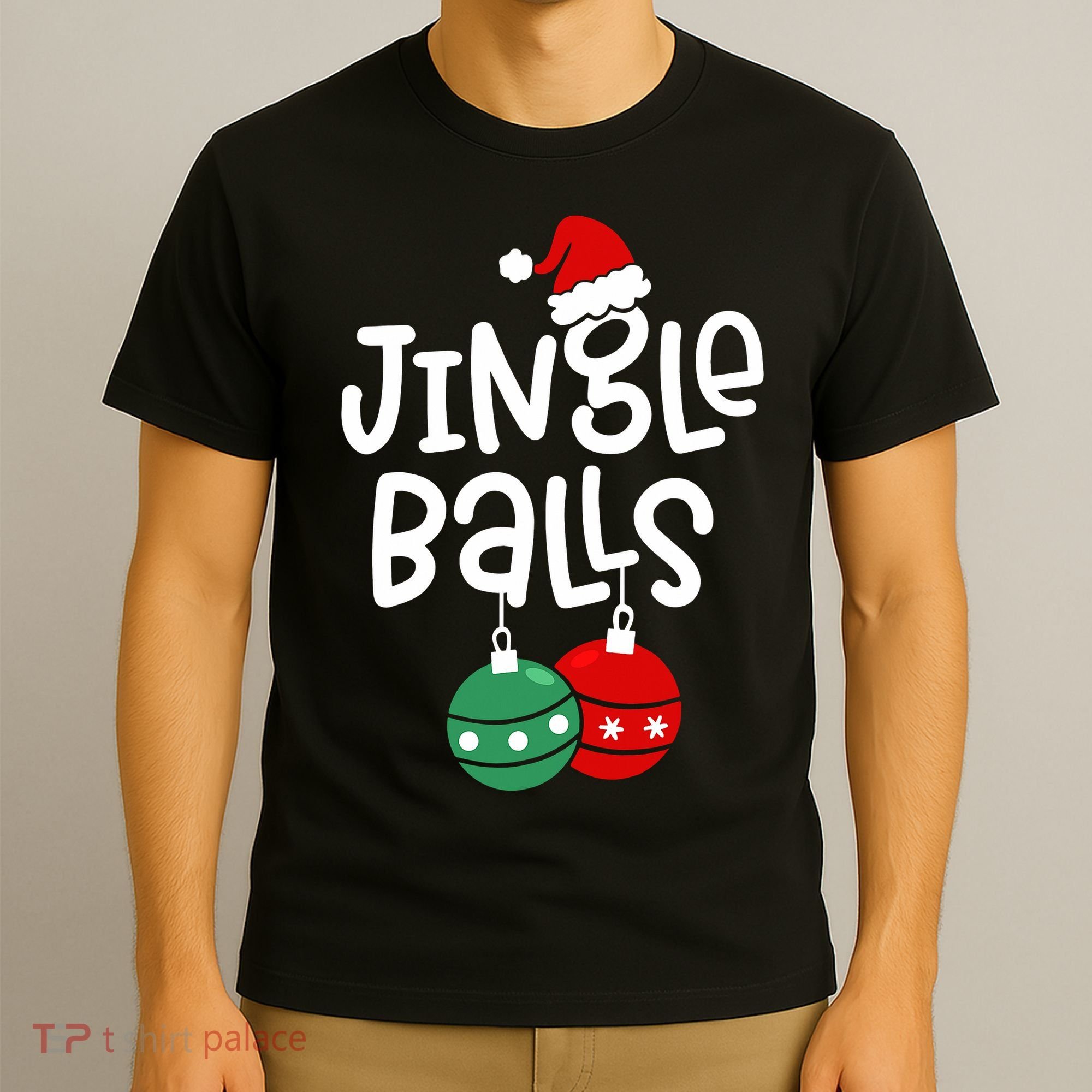 Jingle Balls Tinsel Tits Couple Christmas Couples Matching T-Shirt
