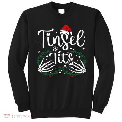 Jingle Balls Tinsel Tits Matching Xmas Couples Sweatshirt