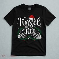 Jingle Balls Tinsel Tits Matching Xmas Couples T-Shirt thumb 5