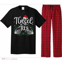 Jingle Balls Tinsel Tits Matching Xmas Couples Pajama Set thumb 0