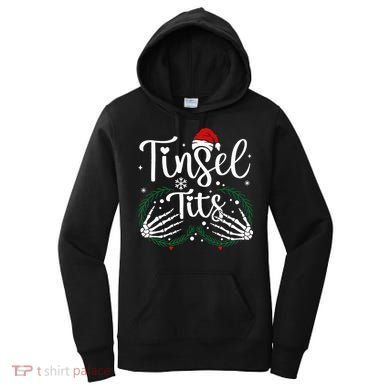 Jingle Balls Tinsel Tits Matching Xmas Couples Women's Hoodie