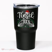 Jingle Balls Tinsel Tits Matching Xmas Couples Tumbler thumb 0