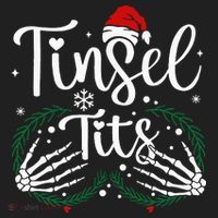 Jingle Balls Tinsel Tits Matching Xmas Couples Hat thumb 2