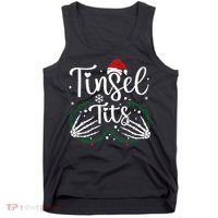 Jingle Balls Tinsel Tits Matching Xmas Couples Tank Top thumb 0