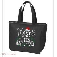 Jingle Balls Tinsel Tits Matching Xmas Couples Tote Bag thumb 3