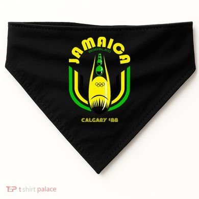 Jamaica Bobsled Team Vintage 1988 USA-Made Doggie Bandana