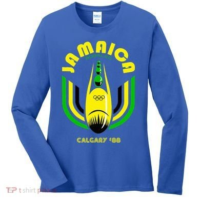 Jamaica Bobsled Team Vintage 1988 Women's Long Sleeve Shirt