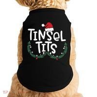 Jingle Balls Tinsel Tits Couples Christmas Matching Couple Doggie Tank thumb 0