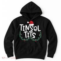 Jingle Balls Tinsel Tits Couples Christmas Matching Couple Hoodie thumb 0