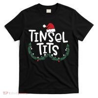 Jingle Balls Tinsel Tits Couples Christmas Matching Couple T-Shirt thumb 0