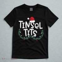 Jingle Balls Tinsel Tits Couples Christmas Matching Couple T-Shirt thumb 5