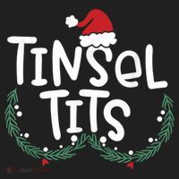 Jingle Balls Tinsel Tits Couples Christmas Matching Couple Beanie thumb 2
