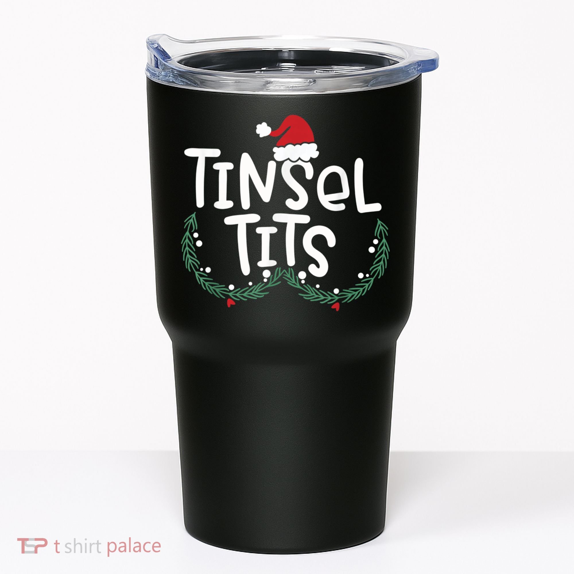 Jingle Balls Tinsel Tits Couples Christmas Matching Couple Tumbler