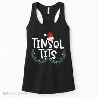 Jingle Balls Tinsel Tits Couples Christmas Matching Couple Women's Tank Top thumb 0