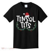 Jingle Balls Tinsel Tits Couples Christmas Matching Couple Kids T-Shirt thumb 0
