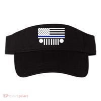 Blue Thin Line American Flag Car Off Roading Visor thumb 0