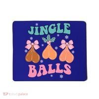 Jingle Balls Tinsel Tits Groovy Retro Xmas Holiday Christmas Gift Mousepad thumb 0