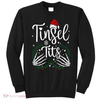Jingle Balls Tinsel Tits Matching Christmas Couples Sweatshirt