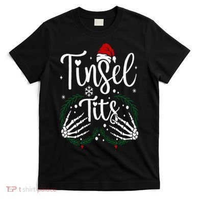 Jingle Balls Tinsel Tits Matching Christmas Couples T-Shirt
