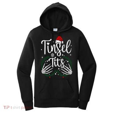 Jingle Balls Tinsel Tits Matching Christmas Couples Women's Hoodie