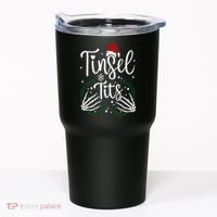 Jingle Balls Tinsel Tits Matching Christmas Couples Tumbler thumb 0