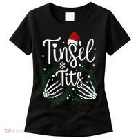 Jingle Balls Tinsel Tits Matching Christmas Couples Women's T-Shirt thumb 0