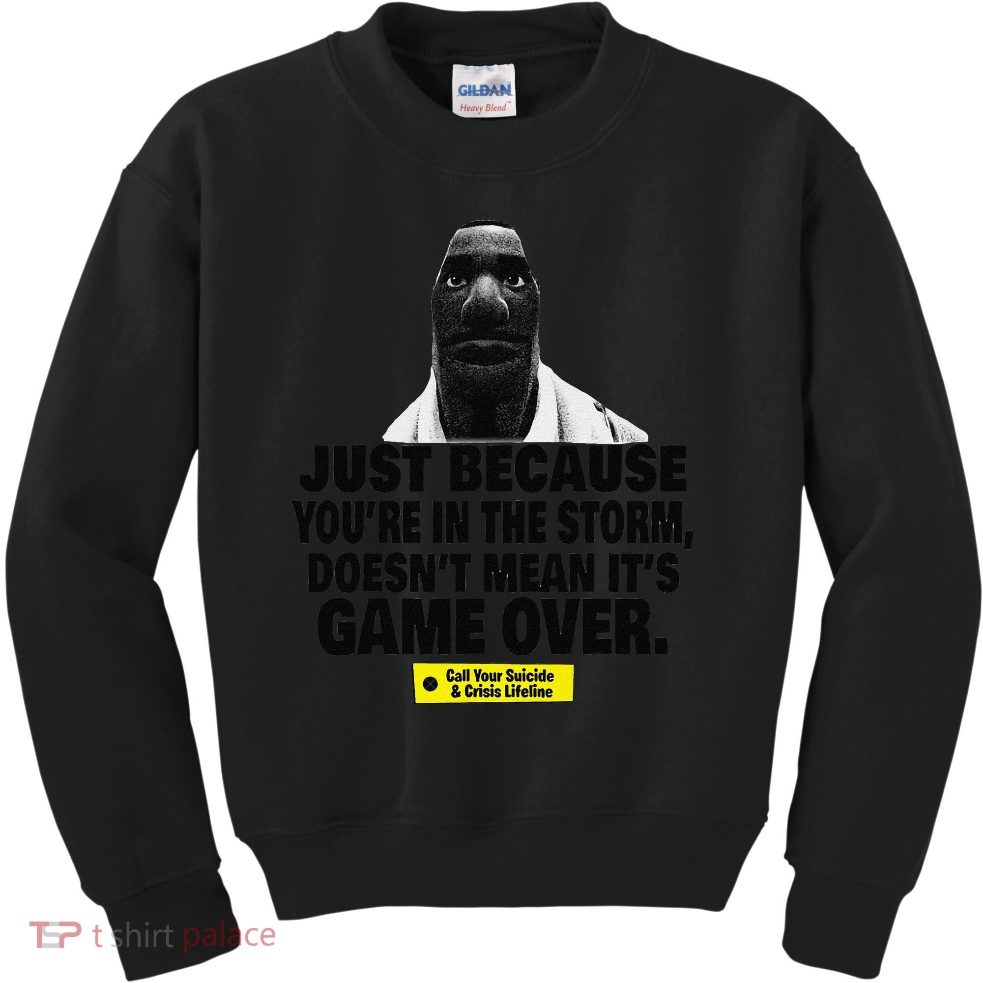 Just Because YouRe In The Storm DoesnT Mean ItS Game Over Kids Sweatshirt