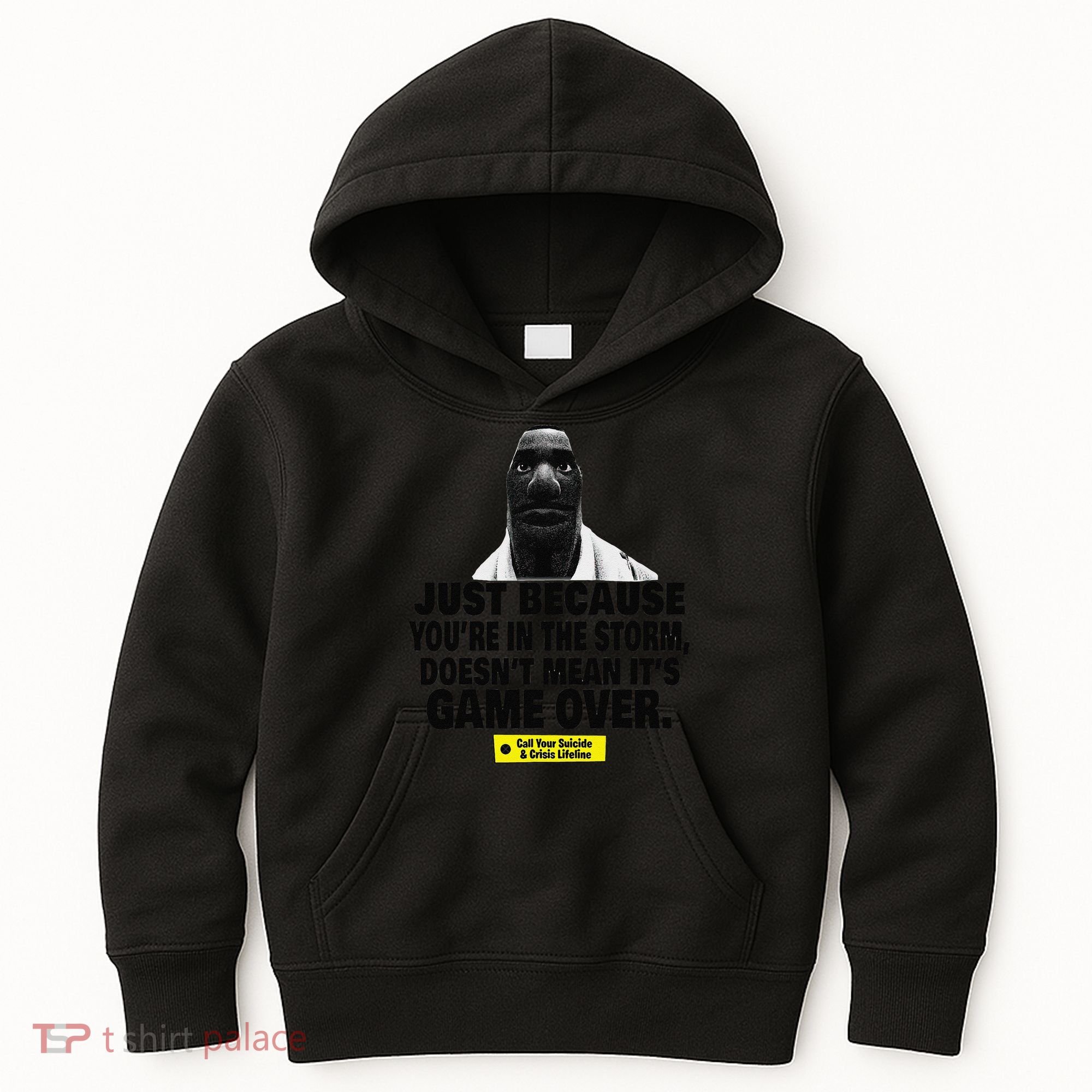 Just Because YouRe In The Storm DoesnT Mean ItS Game Over Kids Hoodie