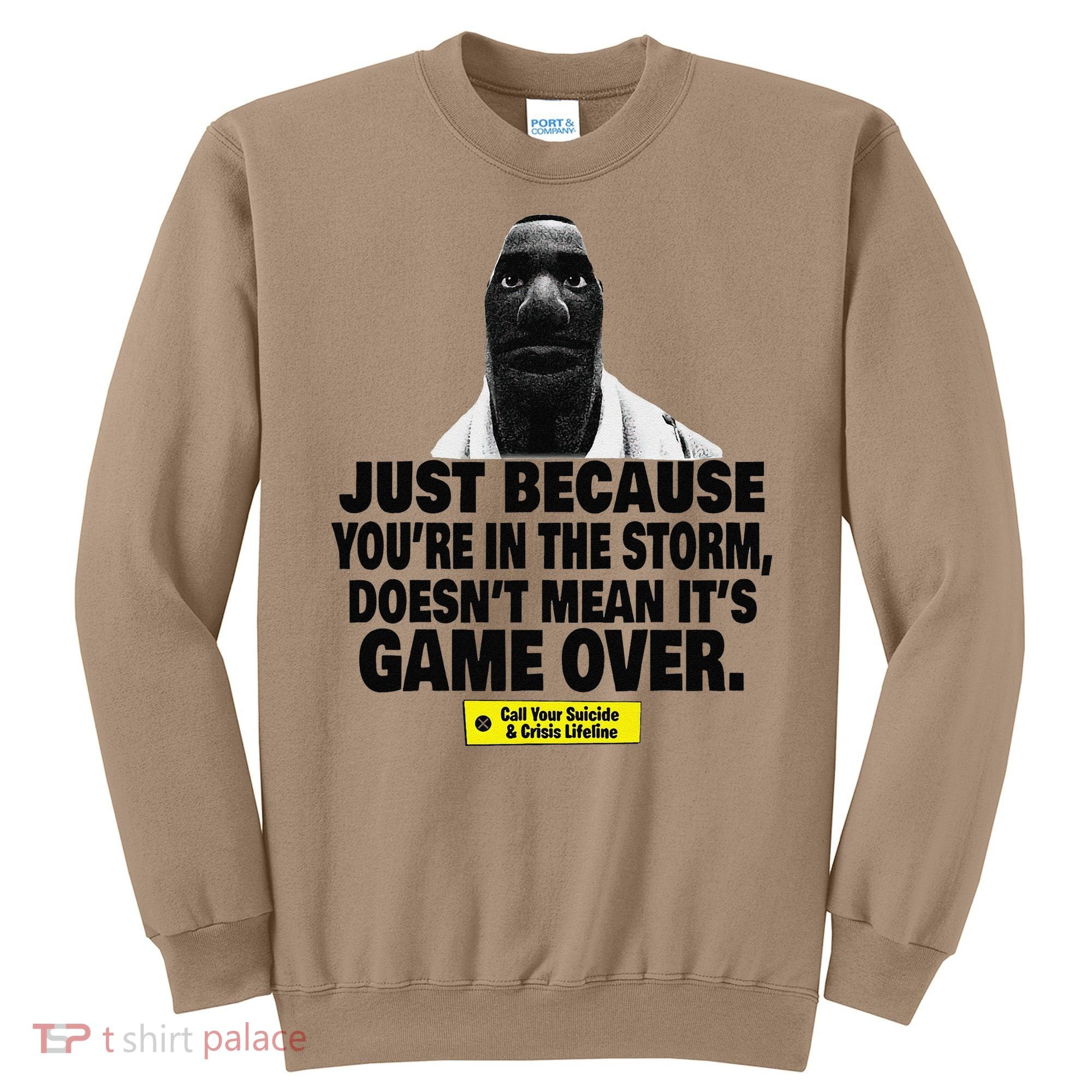 Just Because YouRe In The Storm DoesnT Mean ItS Game Over Sweatshirt