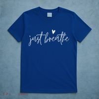 Just Breathe Yogi Yoga Mom Lover Teacher Meditation Gift T-Shirt thumb 5