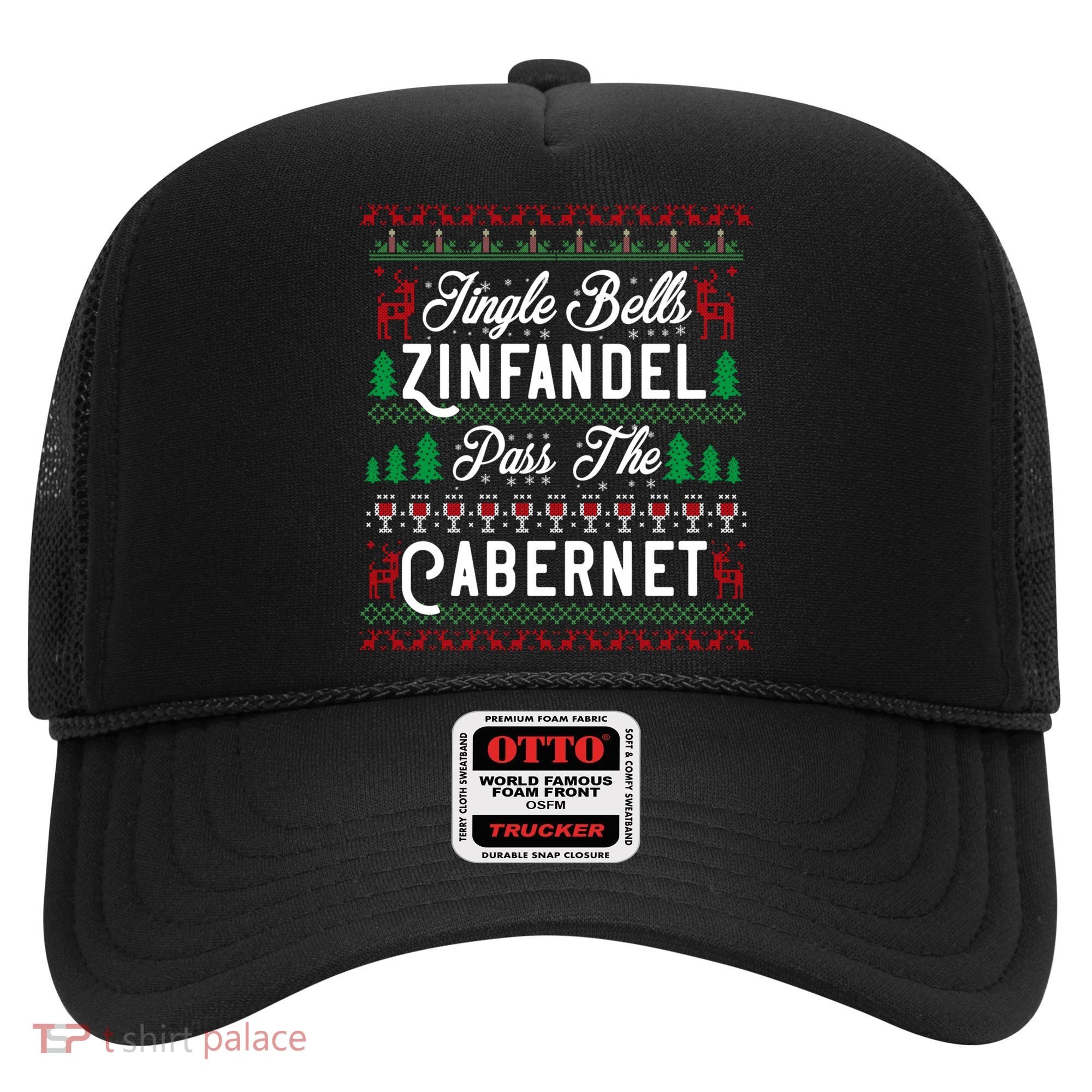 Jingle Bells Zinfandel Pass The Cabernet Ugly Christmas Wine Gift Hat