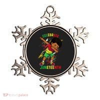 Juneteenth Celebrate 1865 King Dabbing Black African Boys Ornament thumb 0