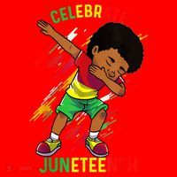 Juneteenth Celebrate 1865 King Dabbing Black African Boys Santa Hat thumb 1