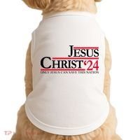 Jesus Christ 2024 Only Jesus Can Save This Nation Doggie Tank thumb 0