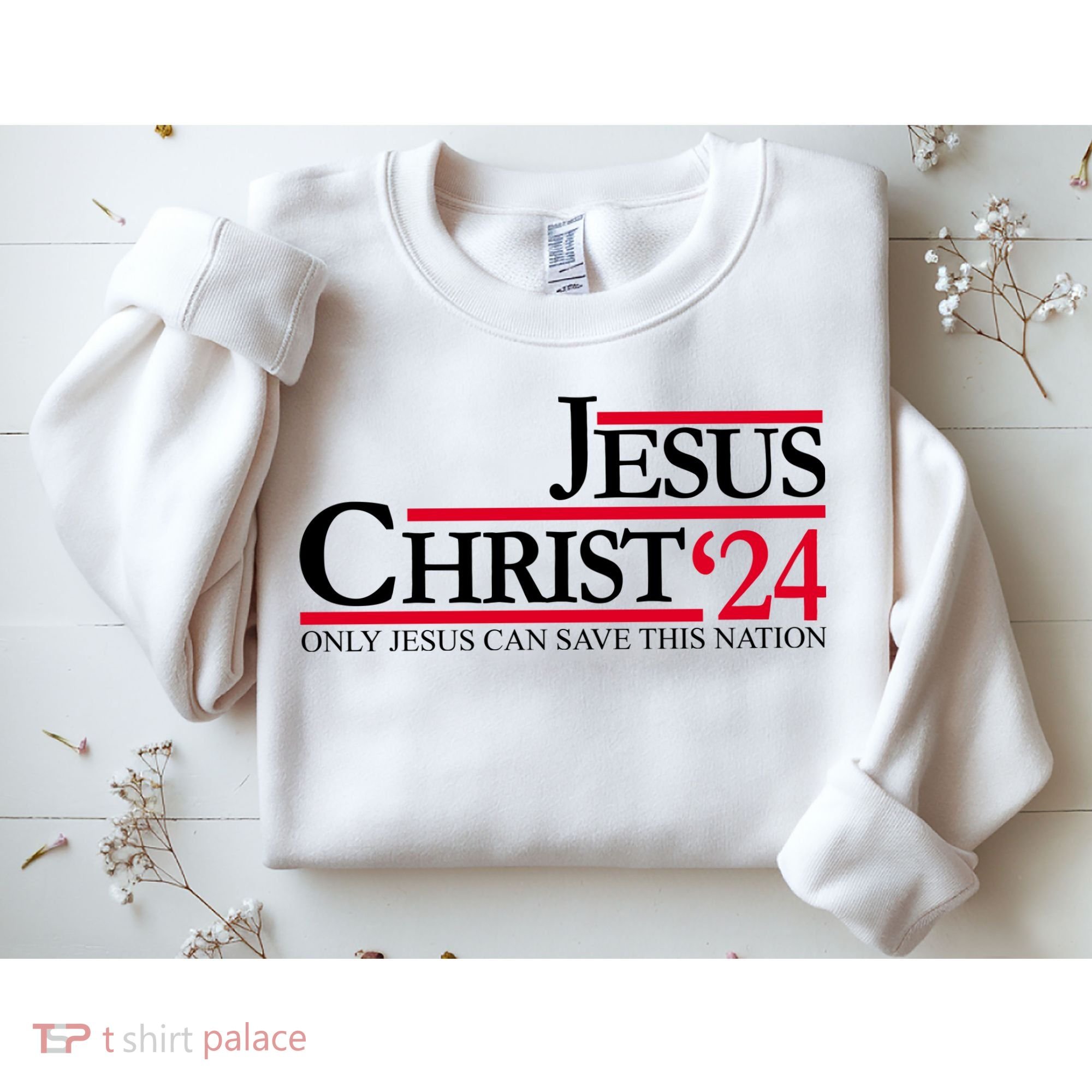 Jesus Christ 2024 Only Jesus Can Save This Nation Sweatshirt