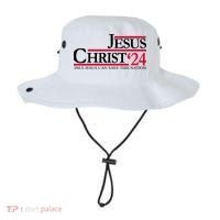 Jesus Christ 2024 Only Jesus Can Save This Nation Bucket Hat thumb 0