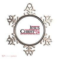 Jesus Christ 2024 Only Jesus Can Save This Nation Ornament thumb 0