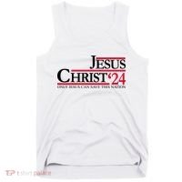 Jesus Christ 2024 Only Jesus Can Save This Nation Tank Top thumb 0