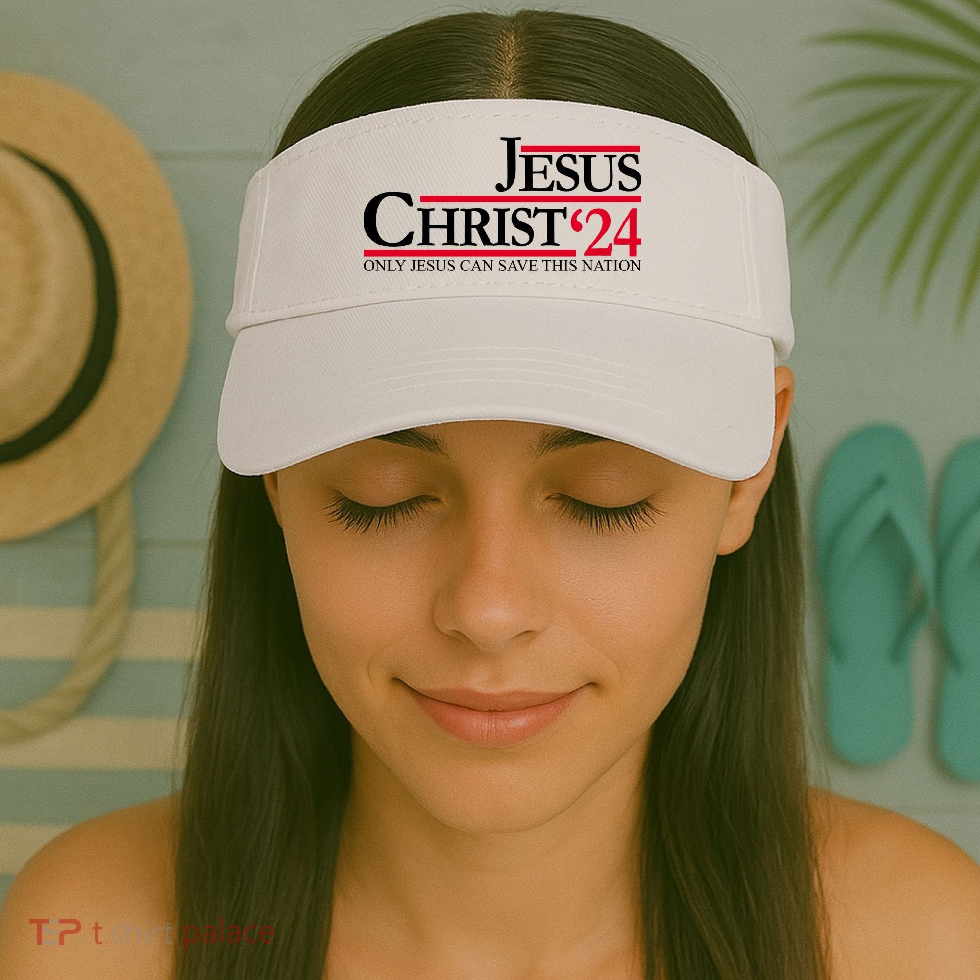 Jesus Christ 2024 Only Jesus Can Save This Nation Visor