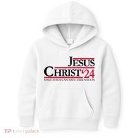 Jesus Christ 2024 Only Jesus Can Save This Nation Kids Hoodie thumb 0