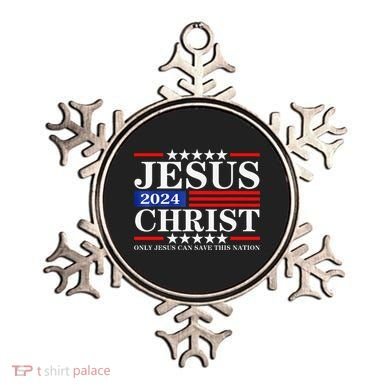 Jesus Christ 2024 Only Jesus Can Save This Nation Premium Ornament