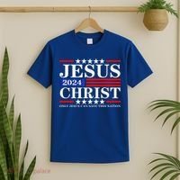 Jesus Christ 2024 Only Jesus Can Save This Nation Premium T-Shirt thumb 2